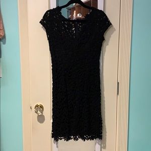 Black lace dress